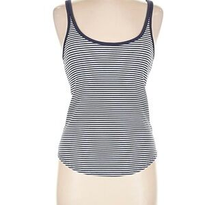 J Crew Striped Navy and White Women's Tank Top